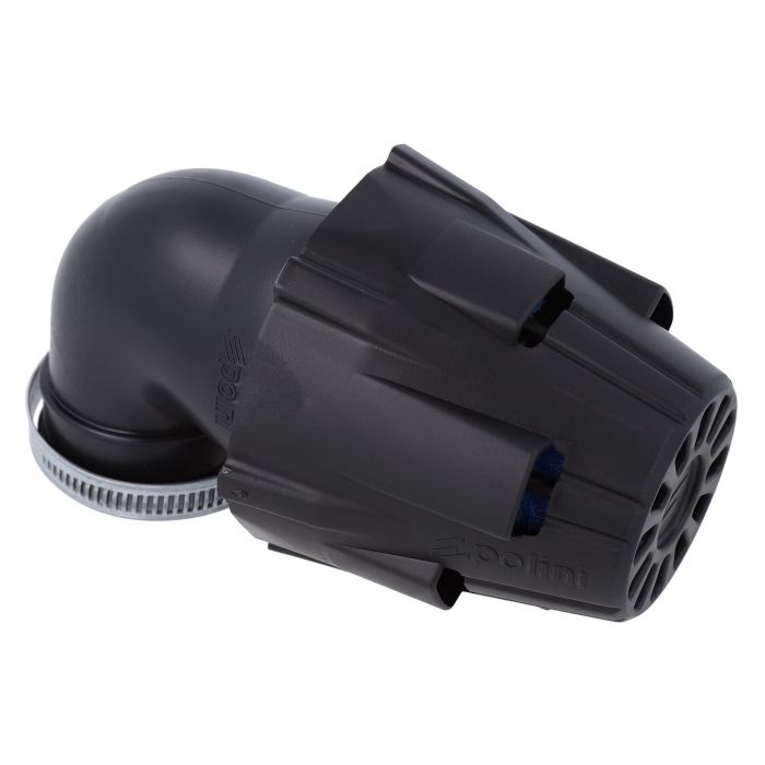 Polini - Blue air box - Sort 32mm - 90 grader