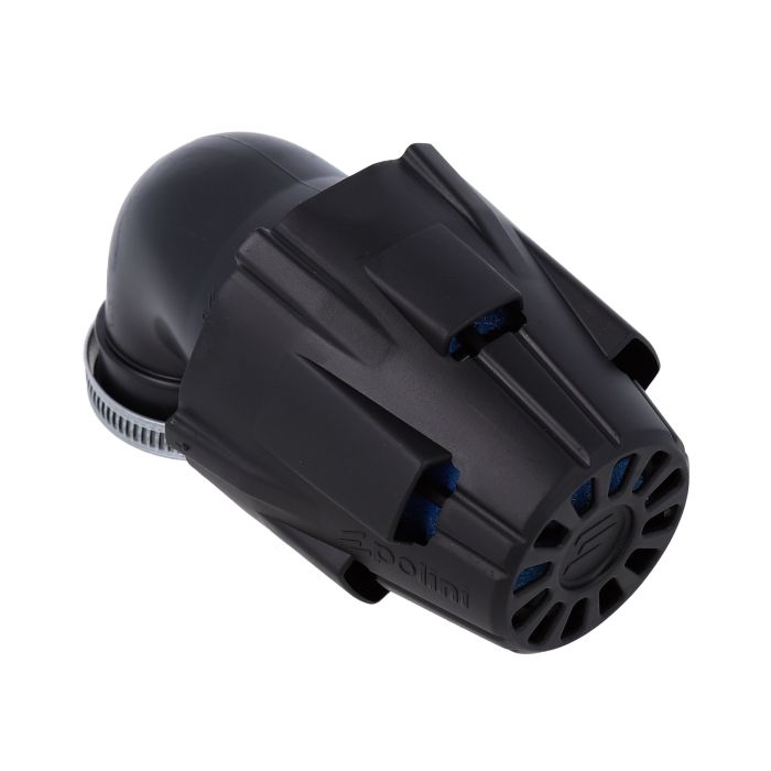 Polini - Blue air box - Sort 32mm - 90 grader