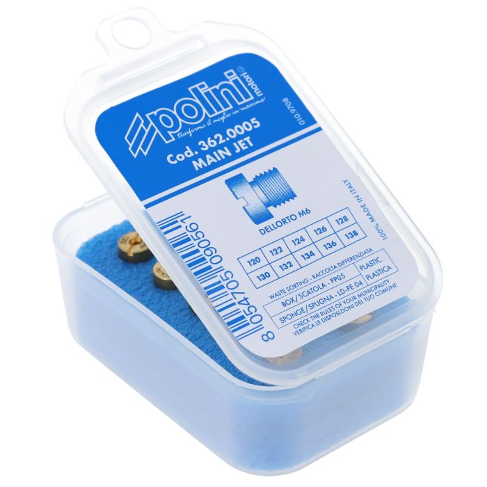 Polini - DellOrto 6mm dysekit - 120-138
