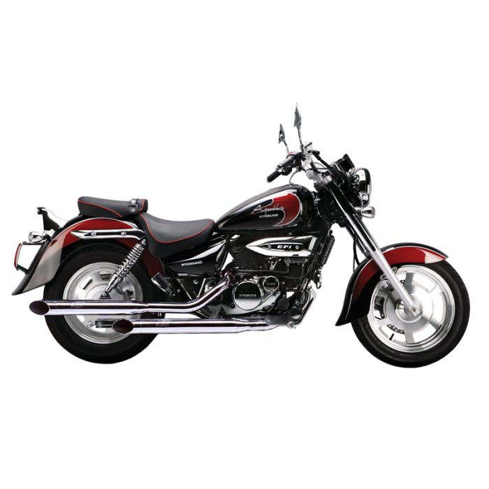 SilverTail - K02 Chrome - Hyosung GV125/GV250