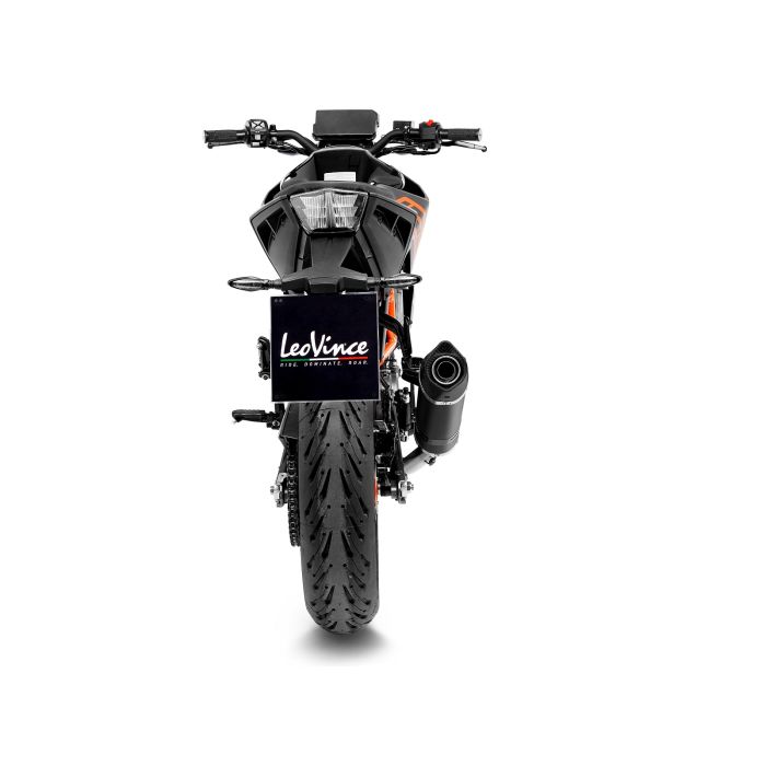 LeoVince - LV One Evo Black Slip-On - Road - KTM Duke 125/390 (2021-2023)