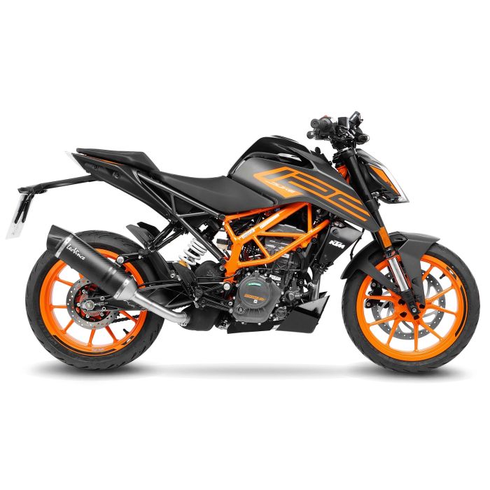 LeoVince - LV One Evo Carbon Slip-On - Road - KTM Duke 125/390 (2021-2023)