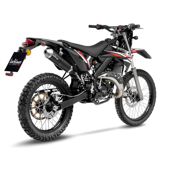 LeoVince - X-Fight Carbon Slip-On Lyddemper - Rieju MRT50 (2021-2023)
