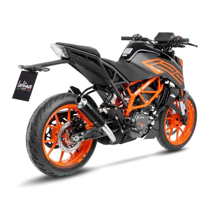 LeoVince - GP Corsa Matte Slip-On - KTM Duke 125/390 (2021-2023)
