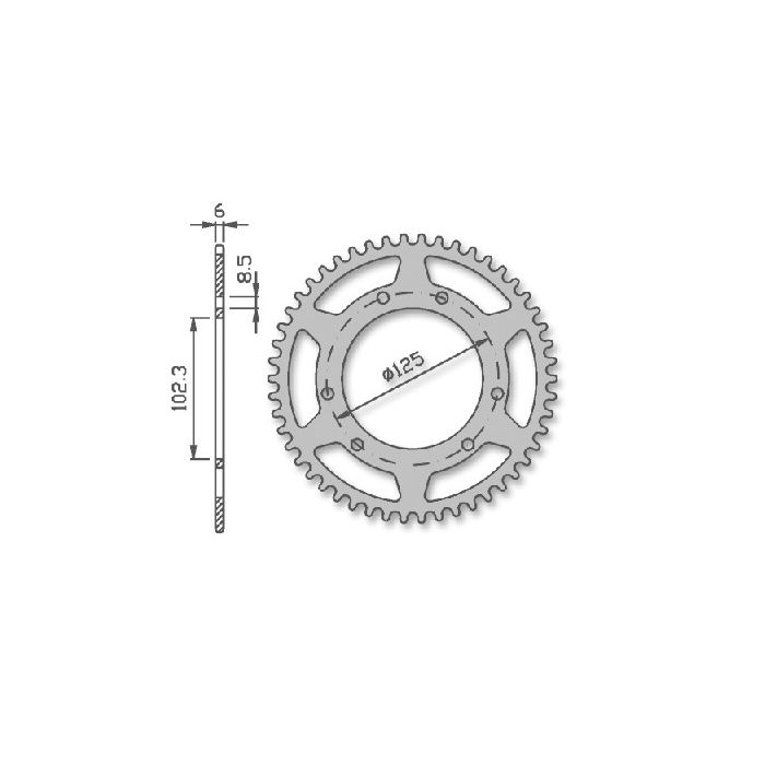 IGM - Bakdrev 420 -  Bultaco/Derbi - 52t
