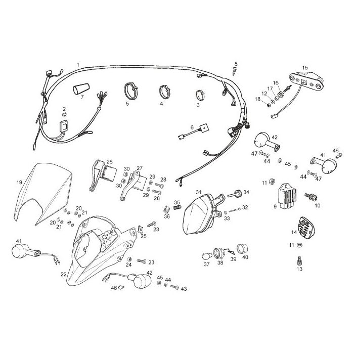 Derbi - DRD/X-Treme50R 11-13 - Lys