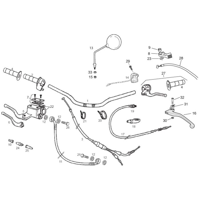 Gilera - SMT 50 14-17 - Styre