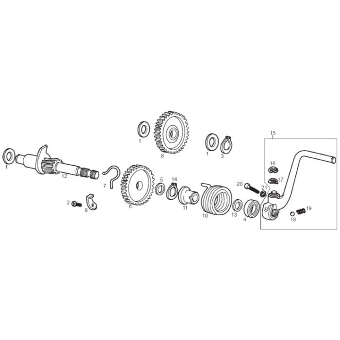 Derbi/Piaggio - Kickstart - Gilera