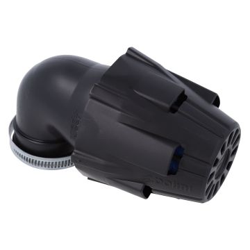 Polini - Blue air box - Sort 32mm - 90 grader