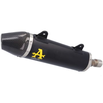 Arrow - Thunder Slip-On - Black/Carb - Aprilia RX125/SX125 (2021-2023)