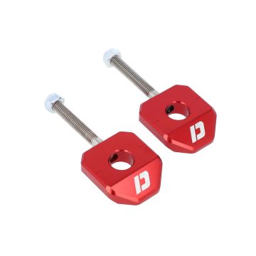 Doppler - Kjedestrammer Aprilia/Derbi/Gilera - 12mm - Rød
