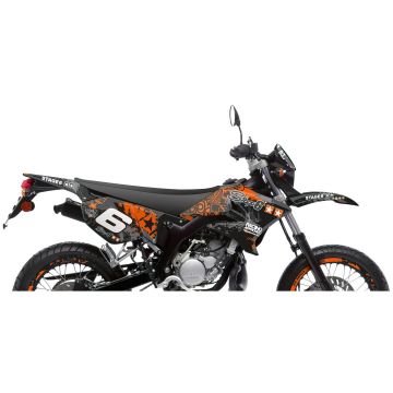 Stage6 - Dekalsett Yamaha DT 50 - Orange/Sort