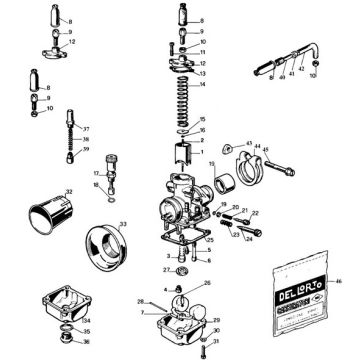 DellOrto - PHBG - Reservedeler