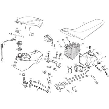 Derbi - DRD/X-Treme50 14-17 - Bensintank