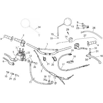 Derbi - DRD/X-Treme50SM 14-17 - Styre