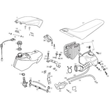 Derbi - DRD/X-Treme50 11-13 - Bensintank