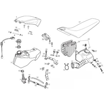Gilera - RCR/SMT 50 11-17 - Bensintank