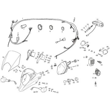 Gilera - SMT 50 11-17 - Lys