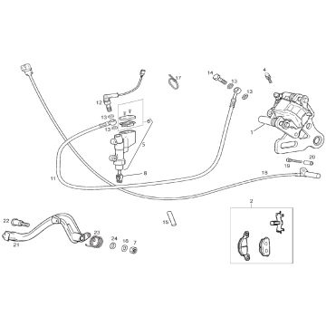 Gilera - SMT 50 11-17 - Bakbrems