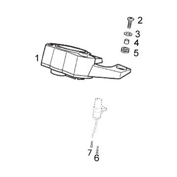 Gilera - RCR/SMT 50 11-17 - Speedometer