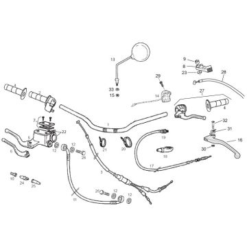Gilera - RCR 50 11-17 - Styre