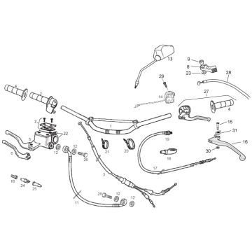 Gilera - SMT 50 Racing 11-13 - Styre
