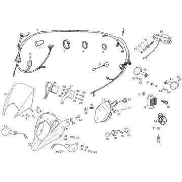 Gilera - SMT 50 Racing 11-13 - Lys