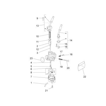 Aprilia - Forgasserdeler - RS4 50