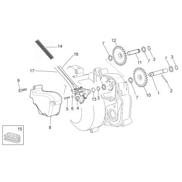Derbi/Piaggio - Oljepumpe - Aprilia