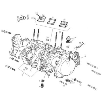 Derbi/Piaggio - Motorblokk - Derbi