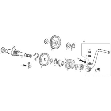 Derbi/Piaggio - Kickstart - Senda/DRD