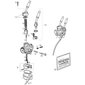 Derbi/Piaggio - Forgasser - Derbi DRD Pro 50