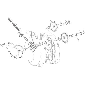 Derbi/Piaggio - Oljepumpe - X-Race/X-Treme