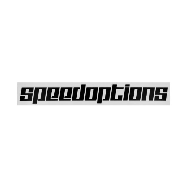 SpeedOptions - Black dekal - 16cm