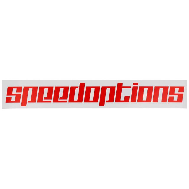 SpeedOptions - Red dekal - 26cm