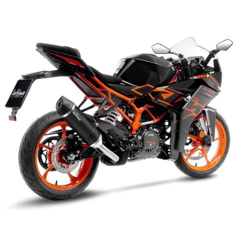 LeoVince - LV One Evo Black Slip-On - Road - KTM RC 125/390 (2022 